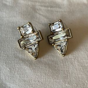 Silpada KR Collection Crystal Brass Geometric